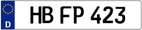 Truck License Plate